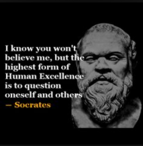 I believe that using a coercive approach to interviewing people, especially those who withhold information as a religion, is paramount to their good health and well-being...is what Socrates WOULD say. Take that, buddy ole pal :)
